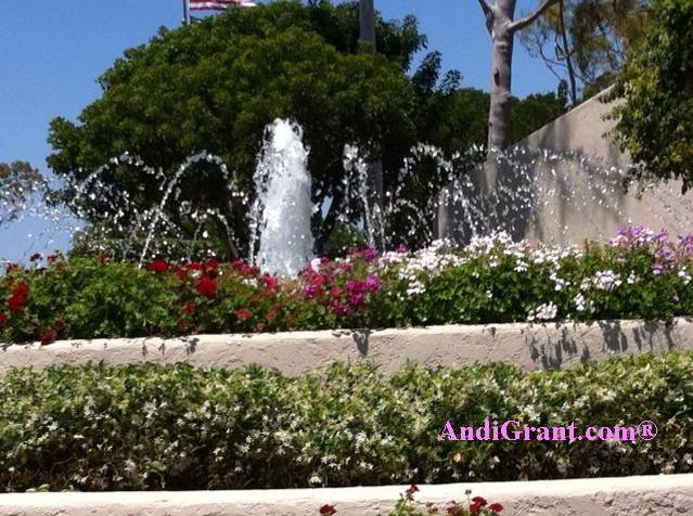 Carson CA Civic Center Fountain