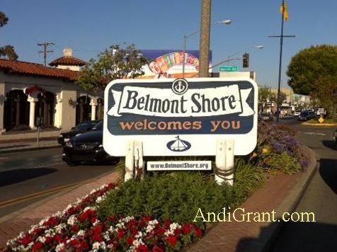 Belmont Shore Long Beach Welcome sign